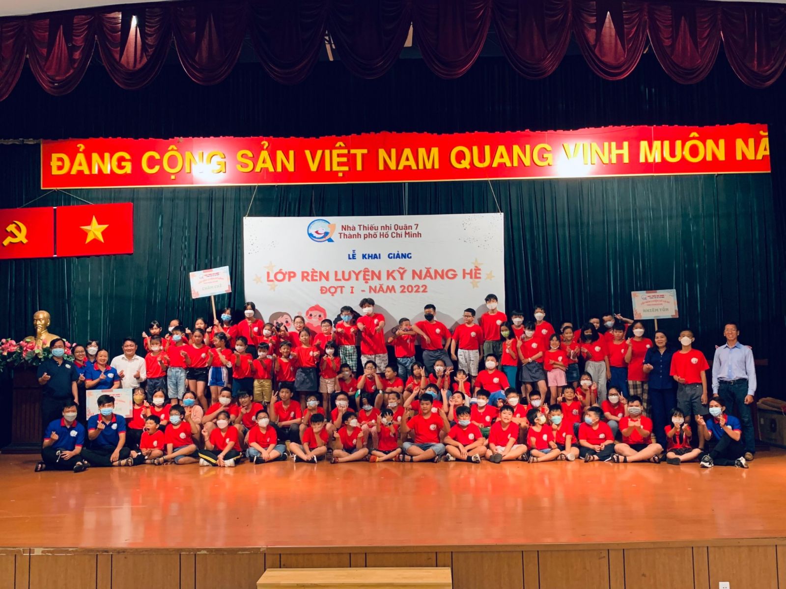 KHAI GIẢNG LỚP RÈN LUYỆN KỸ NĂNG THXH HÈ ĐỢT 1/2022