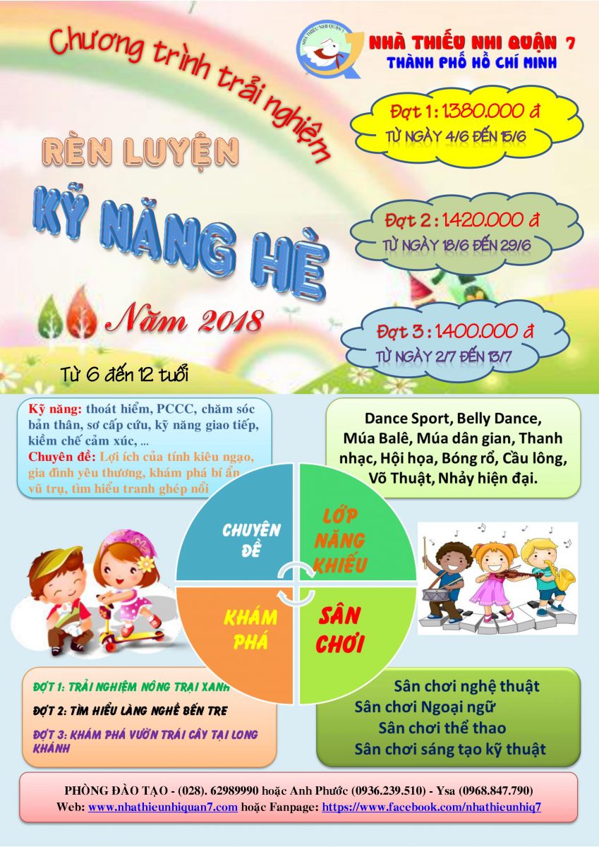 Chiêu sinh lớp Rèn luyện kỹ năng Hè 2018