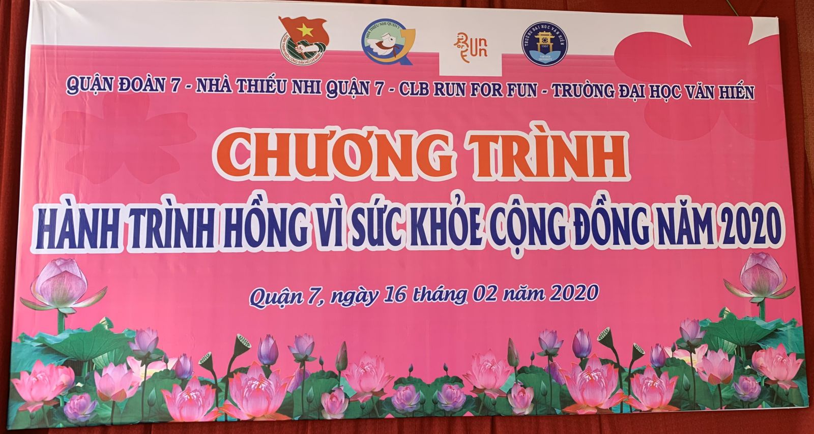 Tổ chức chương trình Hành trình hồng, sức khỏe vì cộng đồng 